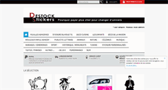 Desktop Screenshot of destock-stickers.fr